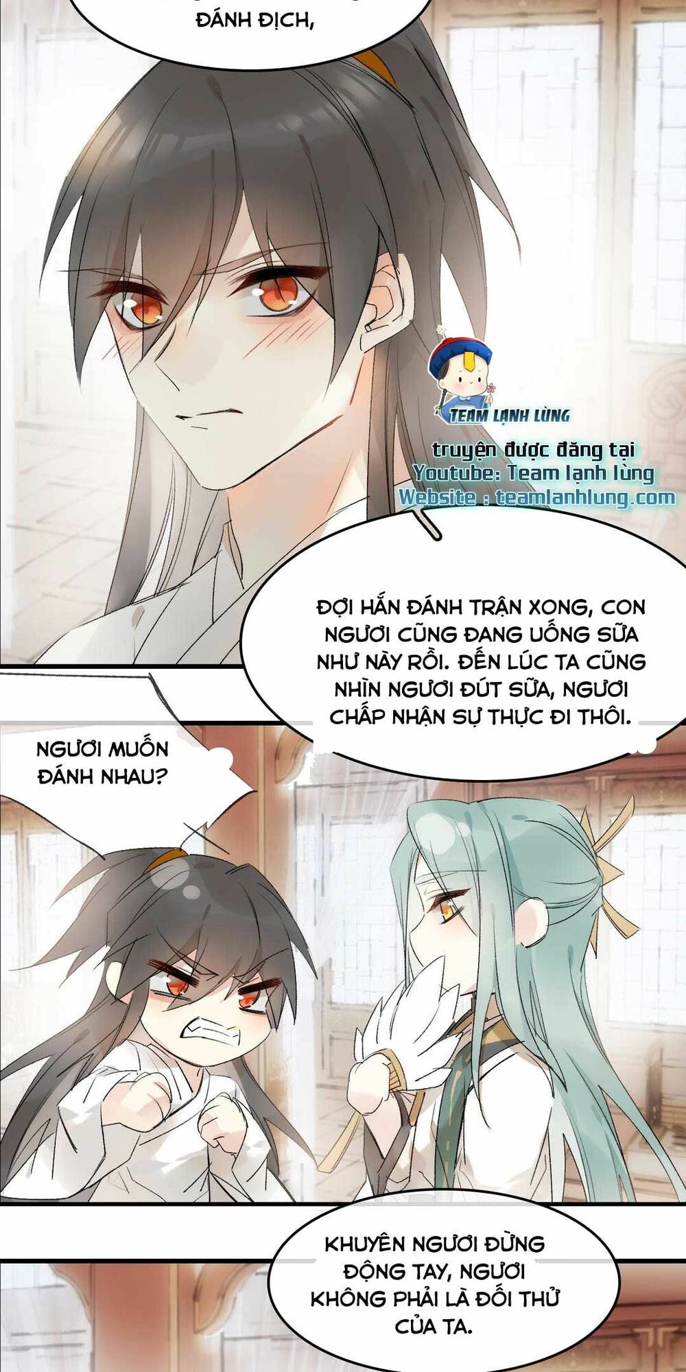 ta xuyên không mang long thai chapter 16 - Trang 34
