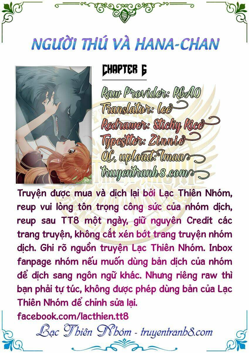 người thú và hana-chan chapter 6 - Trang 3