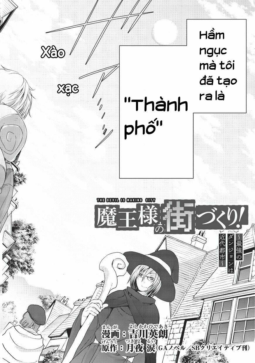 maou-sama no machizukuri! ~saikyou no danjon wa kindai toshi~ chapter 1 - Trang 2