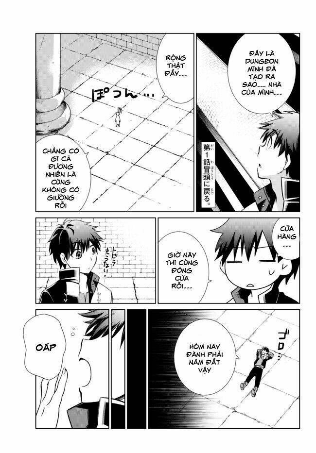 jishou! heibon mazoku no eiyuu life: b-kyuu mazoku nano ni cheat dungeon wo tsukutteshimatta kekka chapter 3 - Trang 11