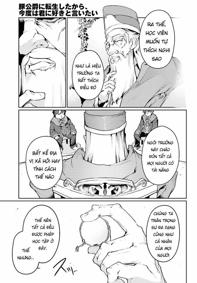 buta koushaku ni tensei shitakara, kondo wa kimi ni suki to iitai chapter 6 - Trang 17