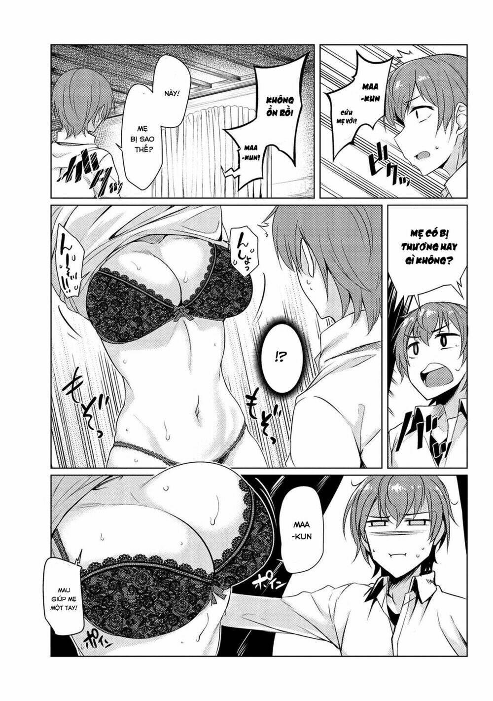 tsuujou kougeki ga zentai kougeki de ni-kai kougeki no okaasan wa sukidesu ka? chapter 16 - Trang 14