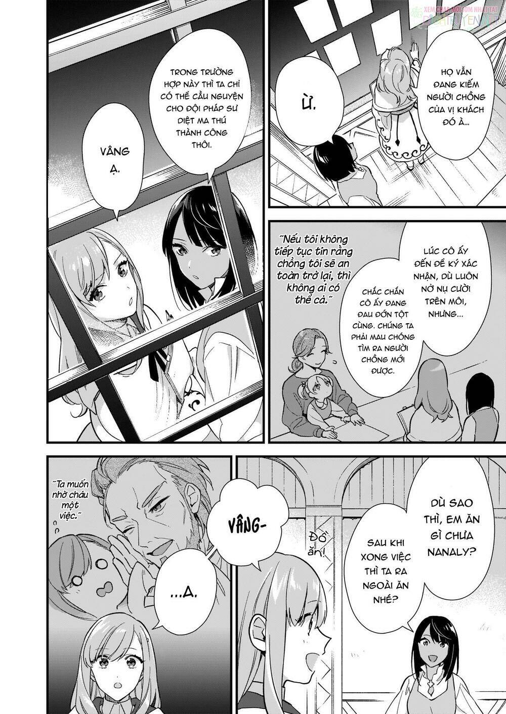 tôi muốn làm tiếp tân của thế giới ma pháp chapter 7 - Trang 9