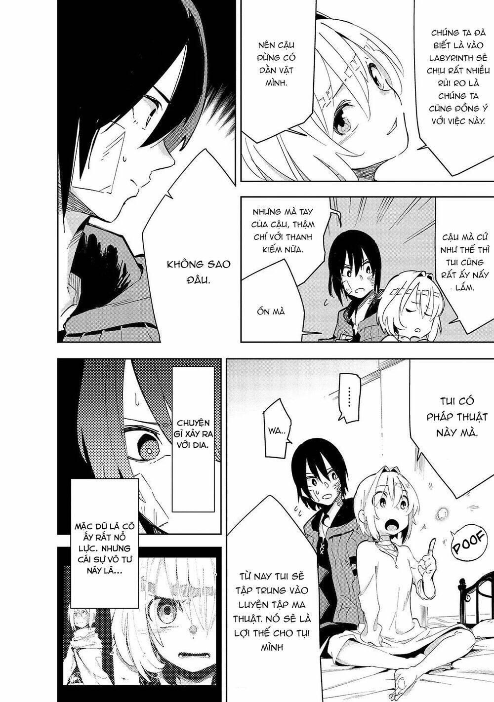 isekai meikyuu no saishinbu o mezasou chapter 15 - Trang 14