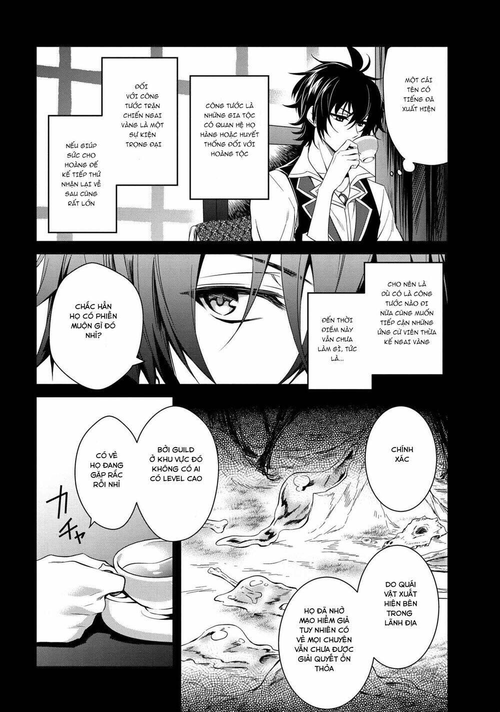 saikyou degarashi ouji no an’yaku teii arasoi munou wo enjiru ss rank ouji wa koui keishou-sen wo kage kara shihai suru chapter 2 - Trang 7