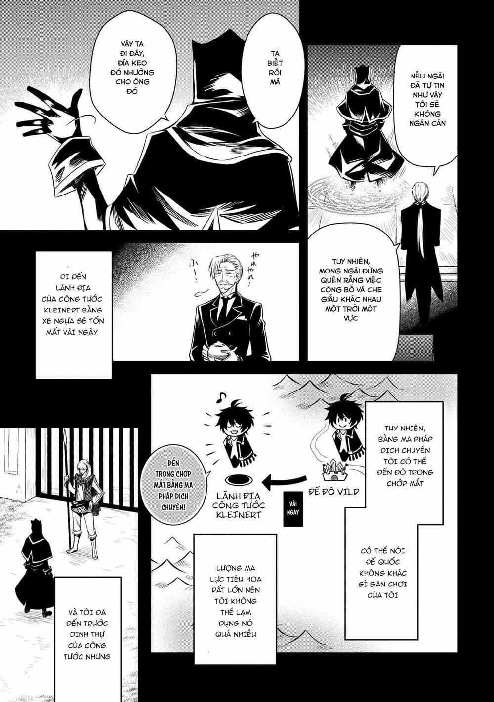 saikyou degarashi ouji no an’yaku teii arasoi munou wo enjiru ss rank ouji wa koui keishou-sen wo kage kara shihai suru chapter 2 - Trang 10