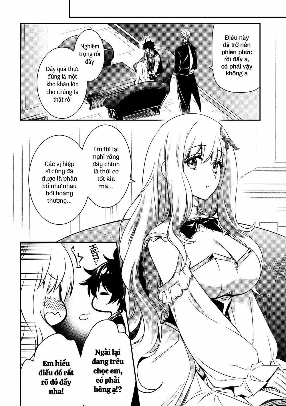 saikyou degarashi ouji no an’yaku teii arasoi munou wo enjiru ss rank ouji wa koui keishou-sen wo kage kara shihai suru chapter 9 - Trang 10