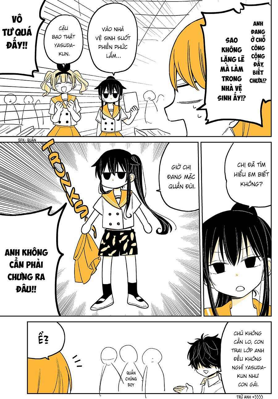 mendokusagari danshi koukousei ga asa okitara onnanoko ni natteita hanashi chapter 14 - Trang 12
