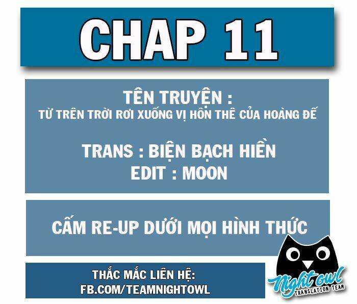 từ trên trời rơi xuống vị hôn thê của hoàng đế chapter 11 - Trang 2