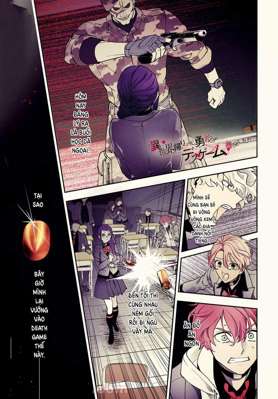 cựu dũng giả trở về từ thế giới khác tham gia vào trò chơi tử thần! chapter 1 - Trang 4