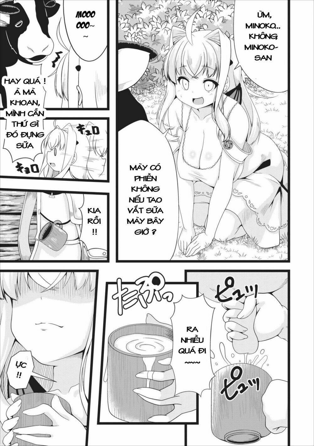 sakyubasu ni tensei shitanode miruku o shiborimasu chapter 4 - Trang 3