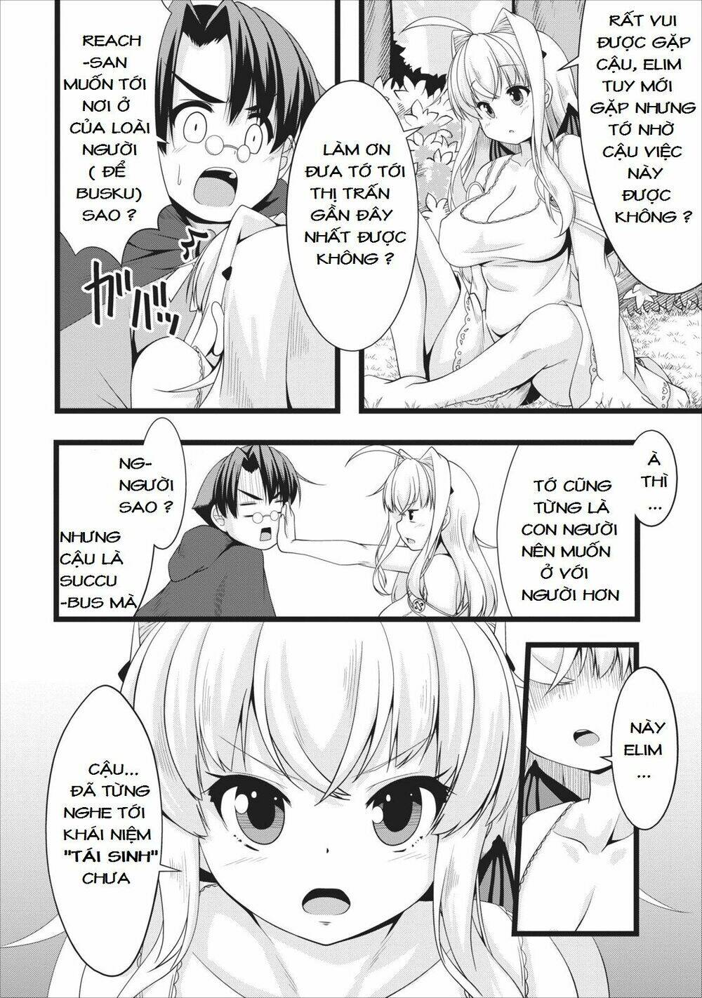sakyubasu ni tensei shitanode miruku o shiborimasu chapter 4 - Trang 8