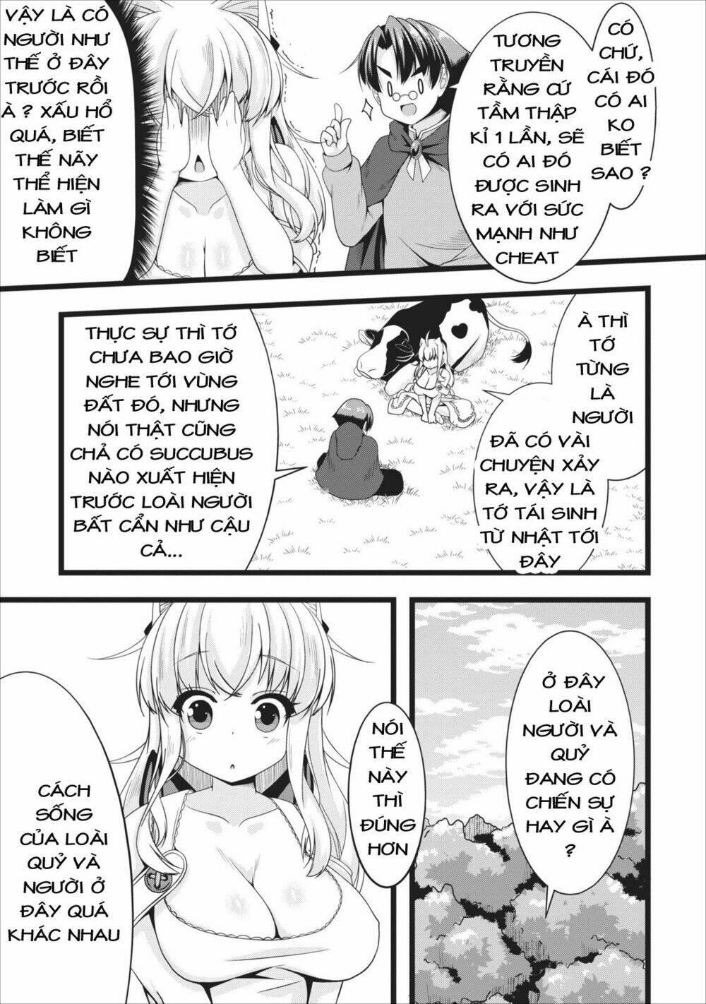 sakyubasu ni tensei shitanode miruku o shiborimasu chapter 4 - Trang 9