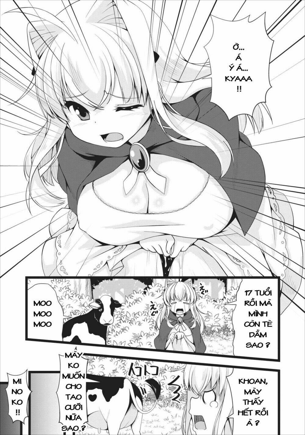 sakyubasu ni tensei shitanode miruku o shiborimasu chapter 4 - Trang 23