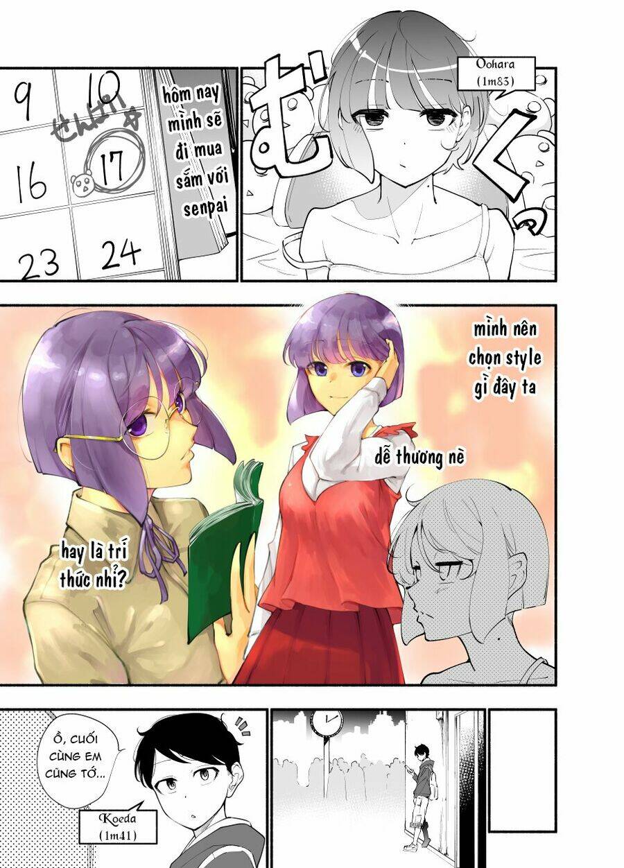 koushinchou no kouhai (♀) to teishinchou no senpai (♂) ga renai ni hatten suru made chapter 9 - Trang 2