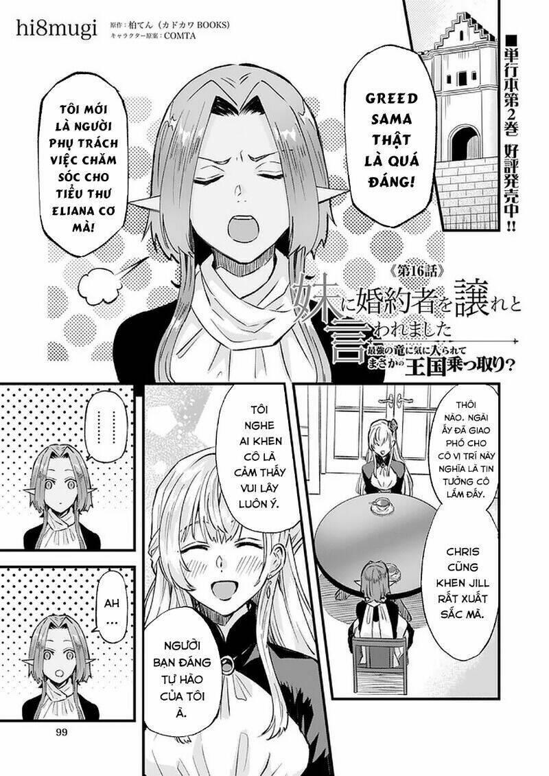 i was told to relinquish my fiance to my little sister, and the greatest dragon took a liking to me chapter 16 - Trang 2