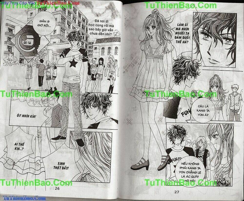 tiểu tử quậy bản đẹp - become habituated to kiss chapter 13 - Trang 15