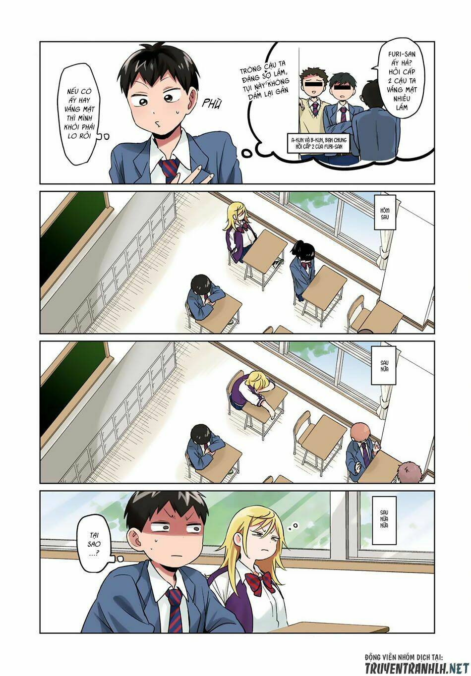 tonari no furi-san ga tonikaku kowai chapter 2 - Trang 4