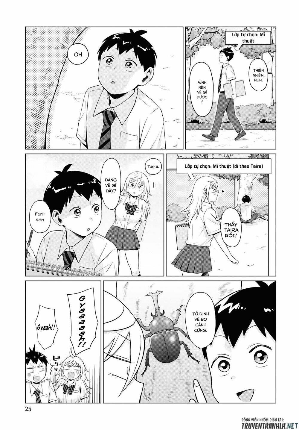 tonari no furi-san ga tonikaku kowai chapter 10 - Trang 8