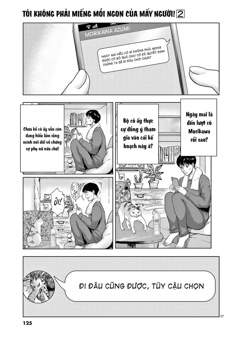 tôi không phải miếng mồi ngon của mấy người! chapter 8 - Trang 28