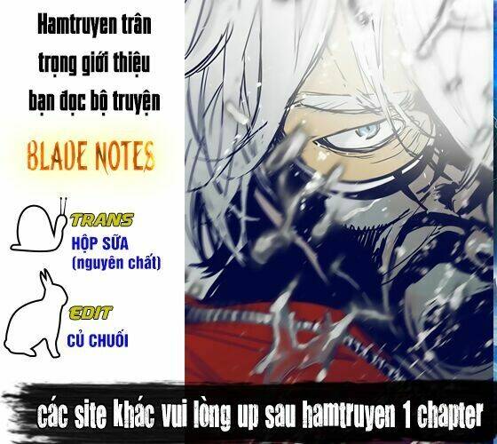 blade notes chapter 11 - Trang 1