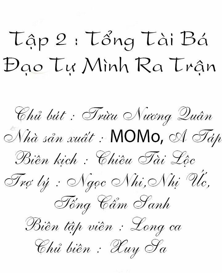 tổng tài xấu xa, đừng hòng thoát chapter 2 - Trang 3