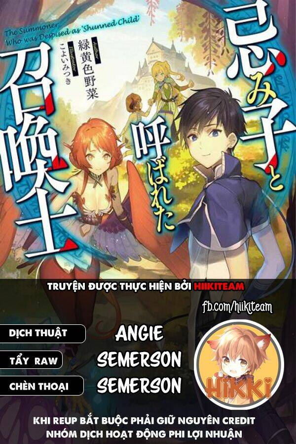 đứa trẻ triệu hồi sư bị nguyền rủa. chapter 3.1 - Trang 1