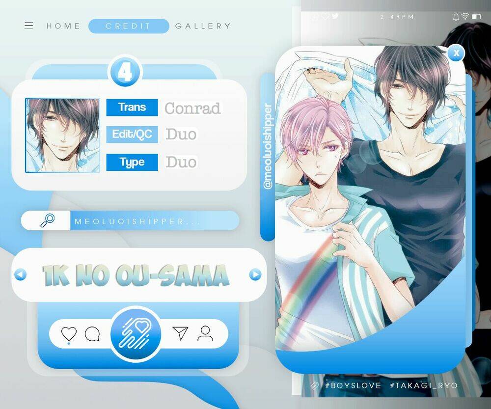 1k no ou-sama chapter 4 - Trang 1