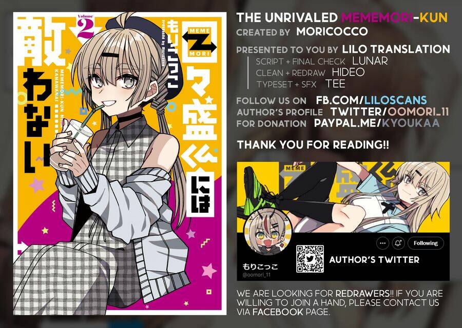 unparalleled mememori-kun chapter 10 - Trang 2