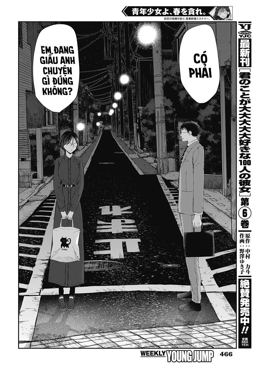 seinen shoyo yo, haru wo musabore chapter 24 - Trang 15