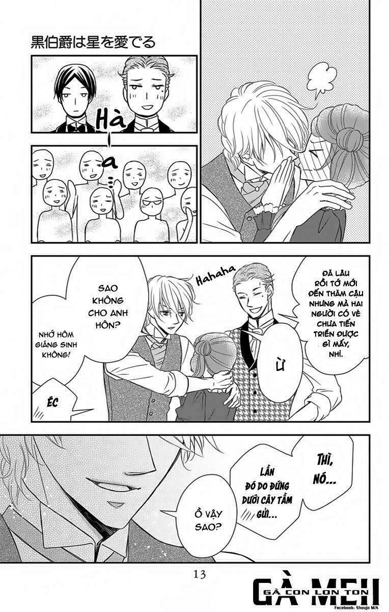 kuro hakushaku wa hoshi o mederu chapter 18 - Trang 12
