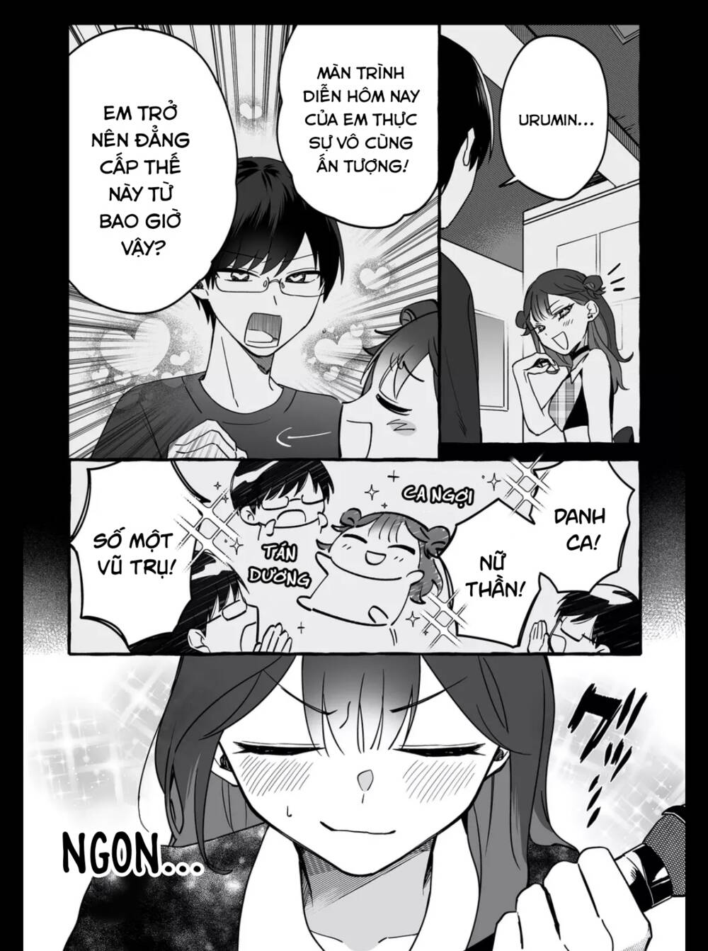 damedol: cô idol hậu đậu và người hâm mộ duy nhất trên thế giới chapter 7 - Trang 13