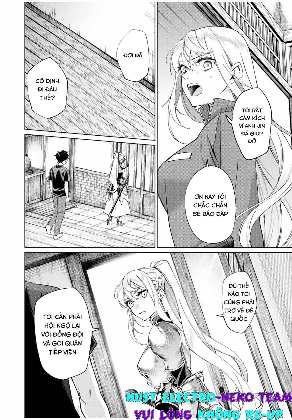 i found a female knight in a rice field, in the countryside they think she’s my wife chapter 4 - Trang 12