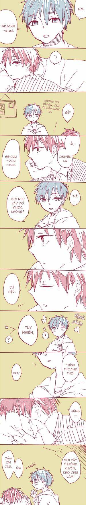 kuroko – tuyển thủ vô hình: akakuro short chapter 18 - Trang 1