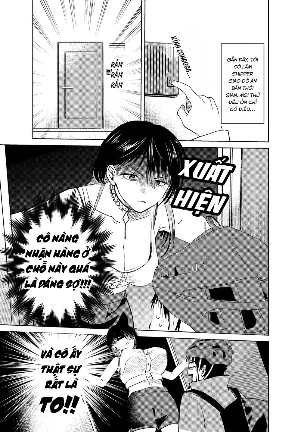 câu chuyện về cô nàng nhận hàng đáng sợ! chapter 2 - Trang 2