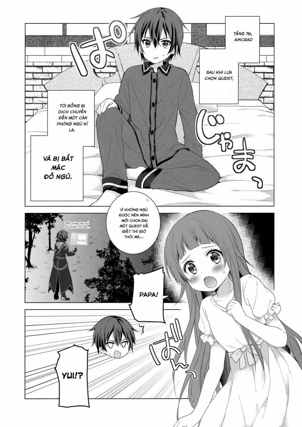 sword art online: aincrad night of kirito chapter 1 - Trang 4