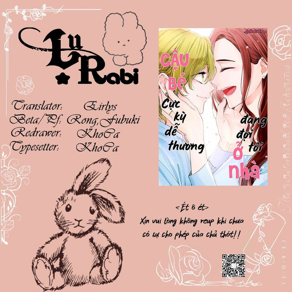 cậu bé cực kỳ dễ thương đang đợi tôi ở nhà chapter 6 - Trang 1