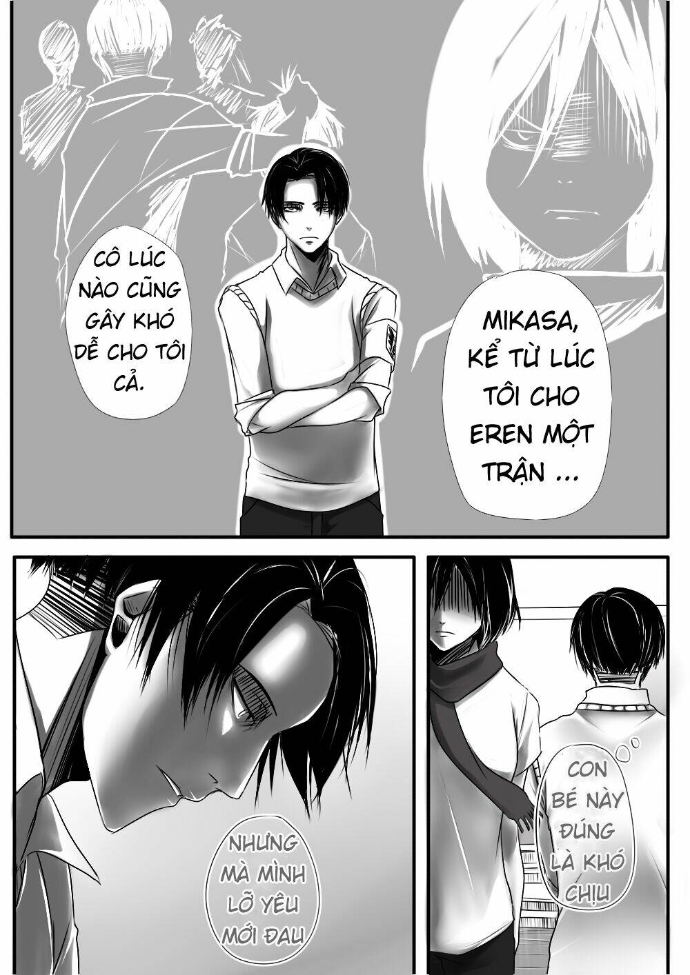 tấn công người khổng lồ - doujinshi lemi chapter 2 - Trang 6