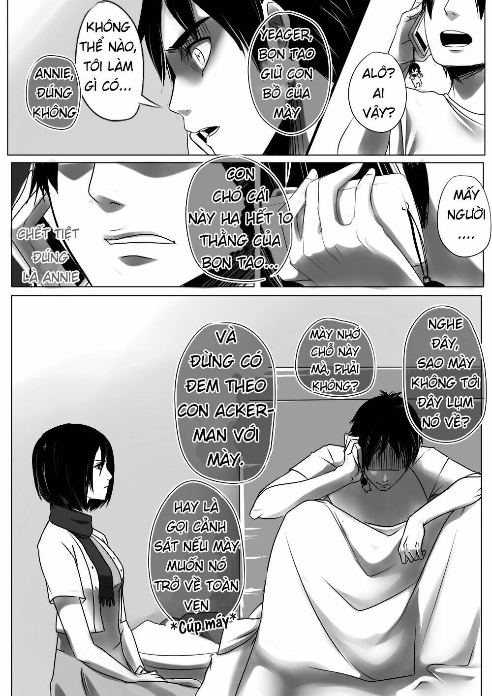 tấn công người khổng lồ - doujinshi lemi chapter 2 - Trang 11