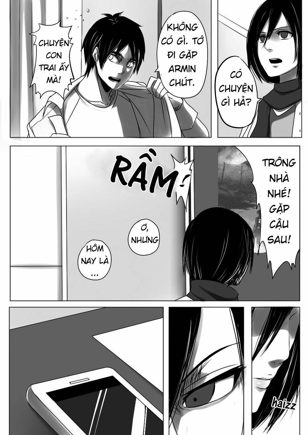 tấn công người khổng lồ - doujinshi lemi chapter 2 - Trang 12