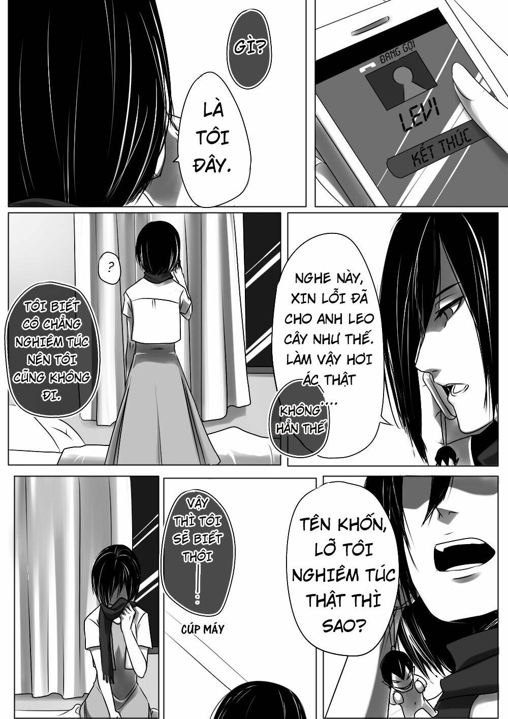 tấn công người khổng lồ - doujinshi lemi chapter 2 - Trang 13