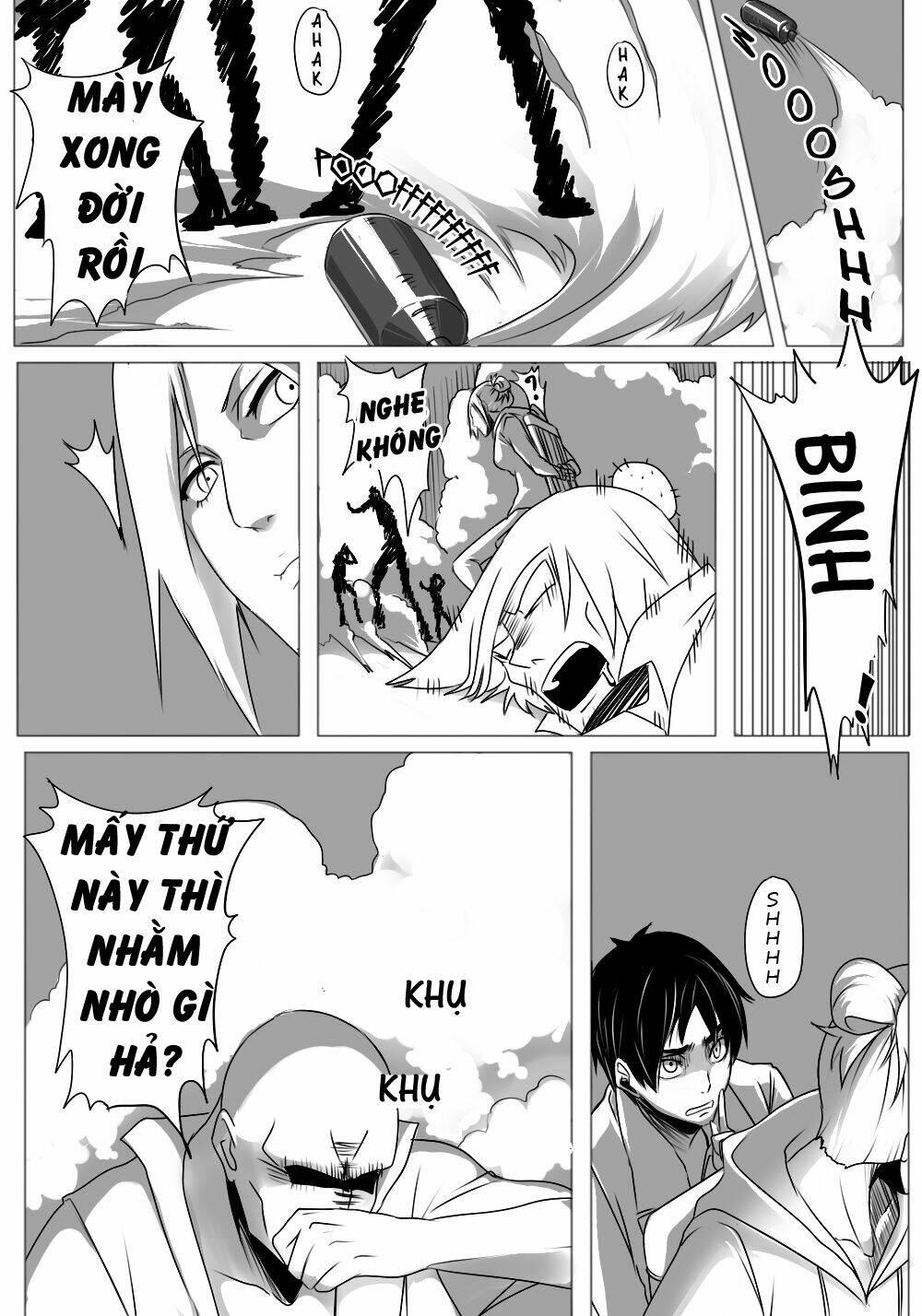 tấn công người khổng lồ - doujinshi lemi chapter 2 - Trang 17