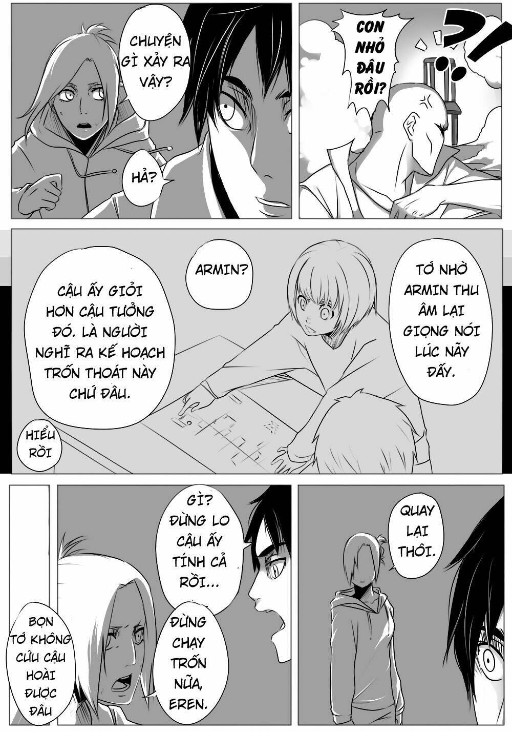 tấn công người khổng lồ - doujinshi lemi chapter 2 - Trang 18