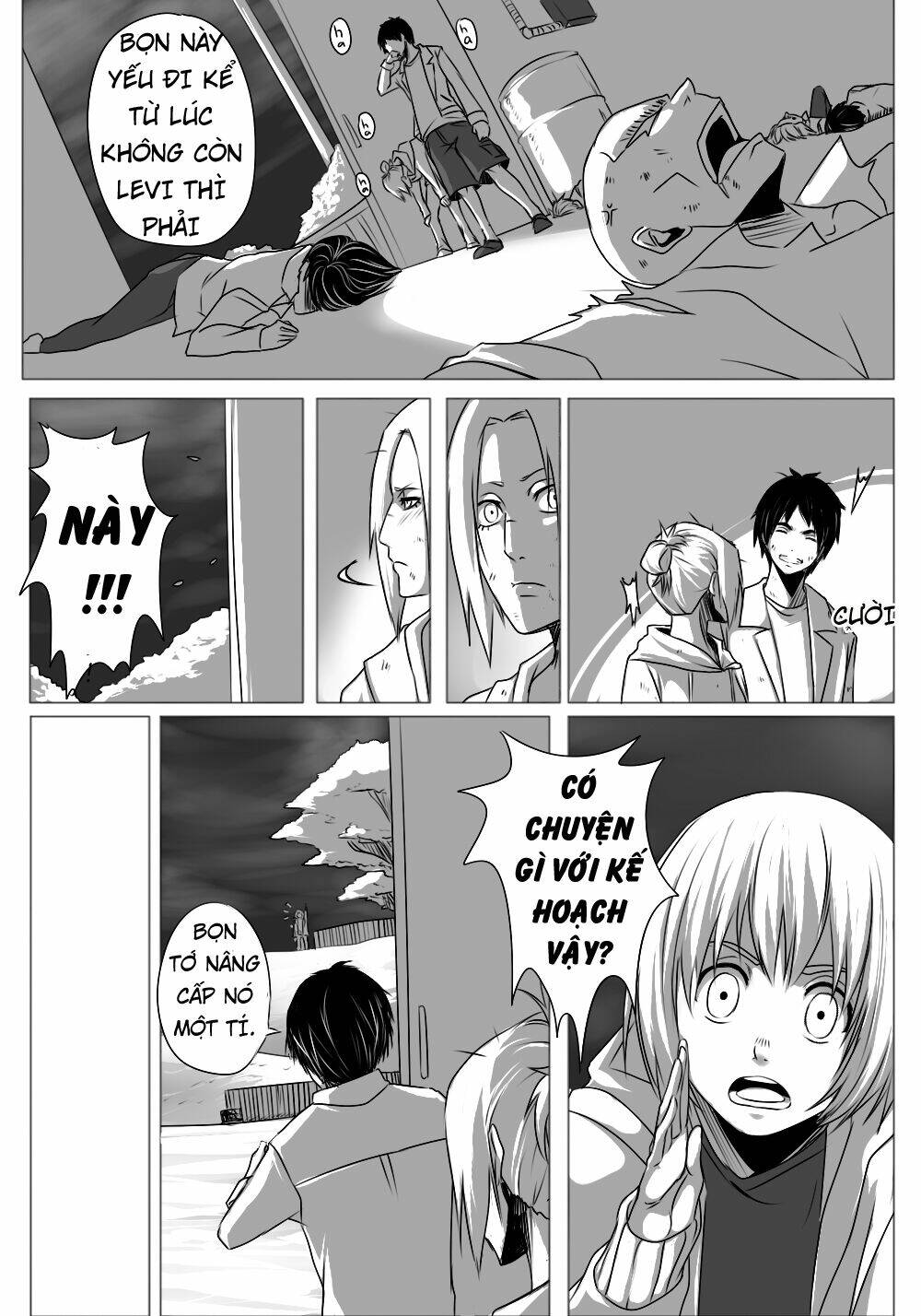 tấn công người khổng lồ - doujinshi lemi chapter 2 - Trang 20