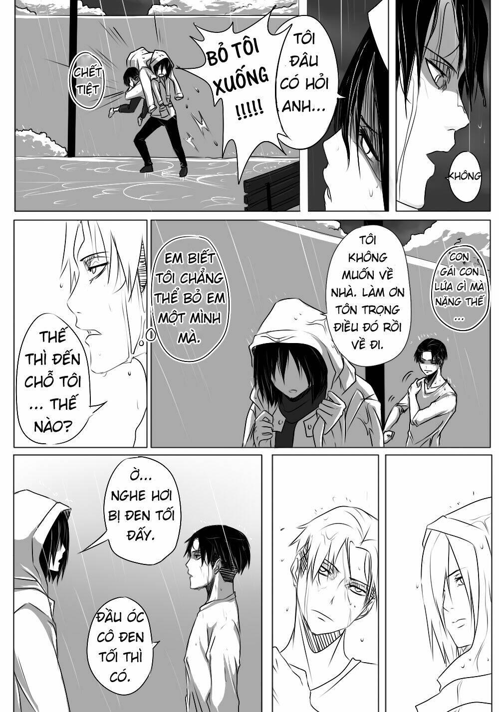 tấn công người khổng lồ - doujinshi lemi chapter 2 - Trang 26