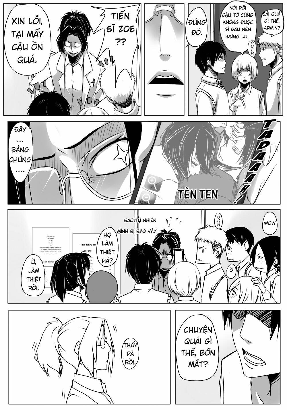 tấn công người khổng lồ - doujinshi lemi chapter 2 - Trang 32