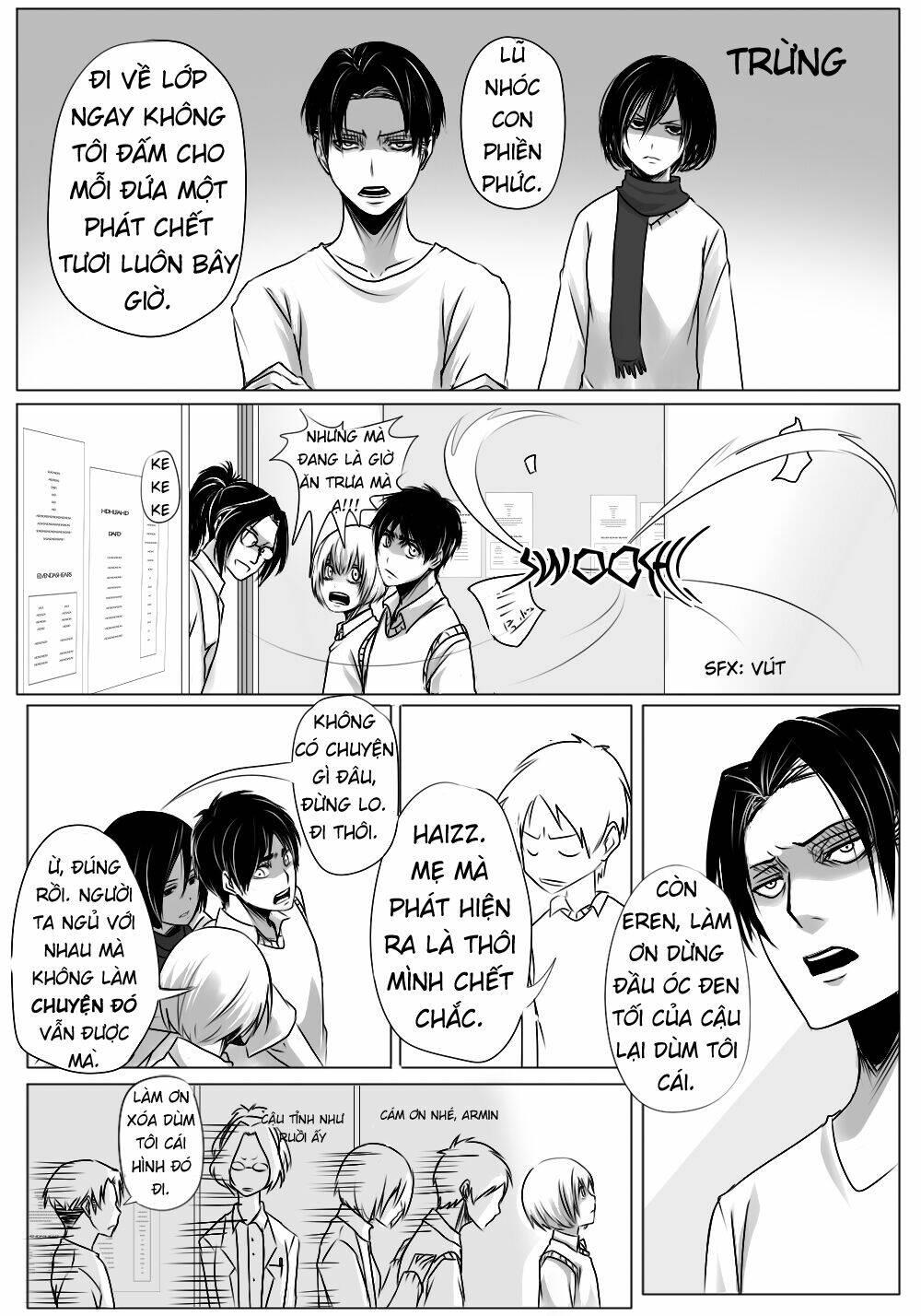 tấn công người khổng lồ - doujinshi lemi chapter 2 - Trang 33