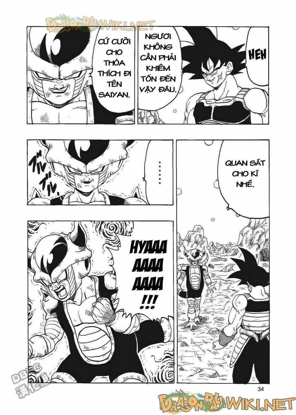 cha của songoku: bardock chapter 4 - Trang 35