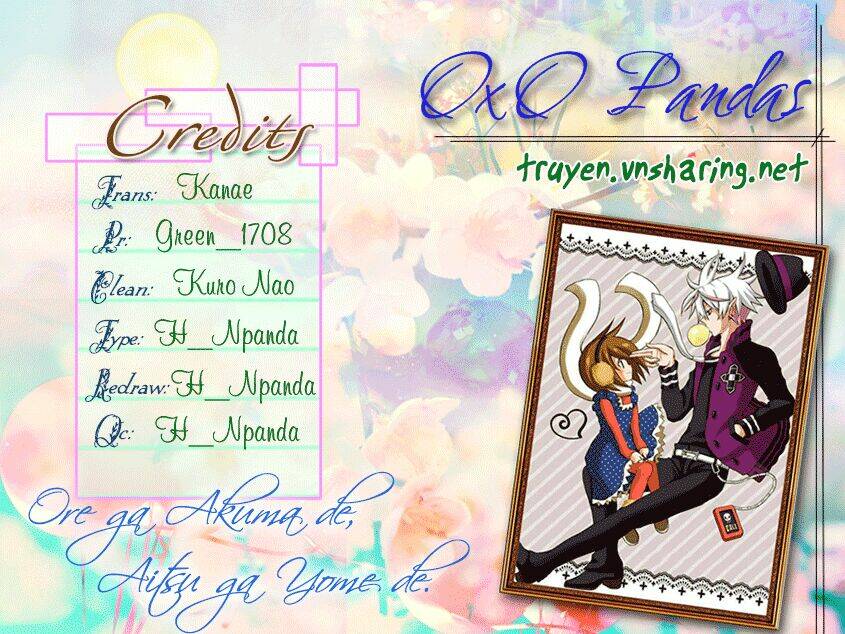 ore ga akuma de, aitsu ga yome de. chapter 8 - Trang 1