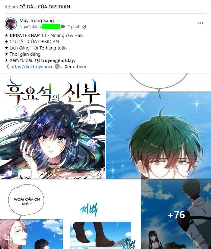 cô dâu của obsidian chapter 10.2 - Trang 1